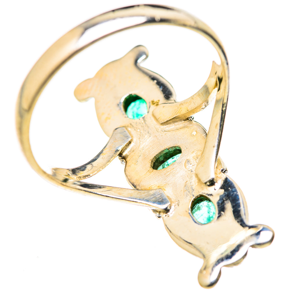 Zambian Emerald Rings handcrafted by Anasilvercos - RING127842 - Photo 3