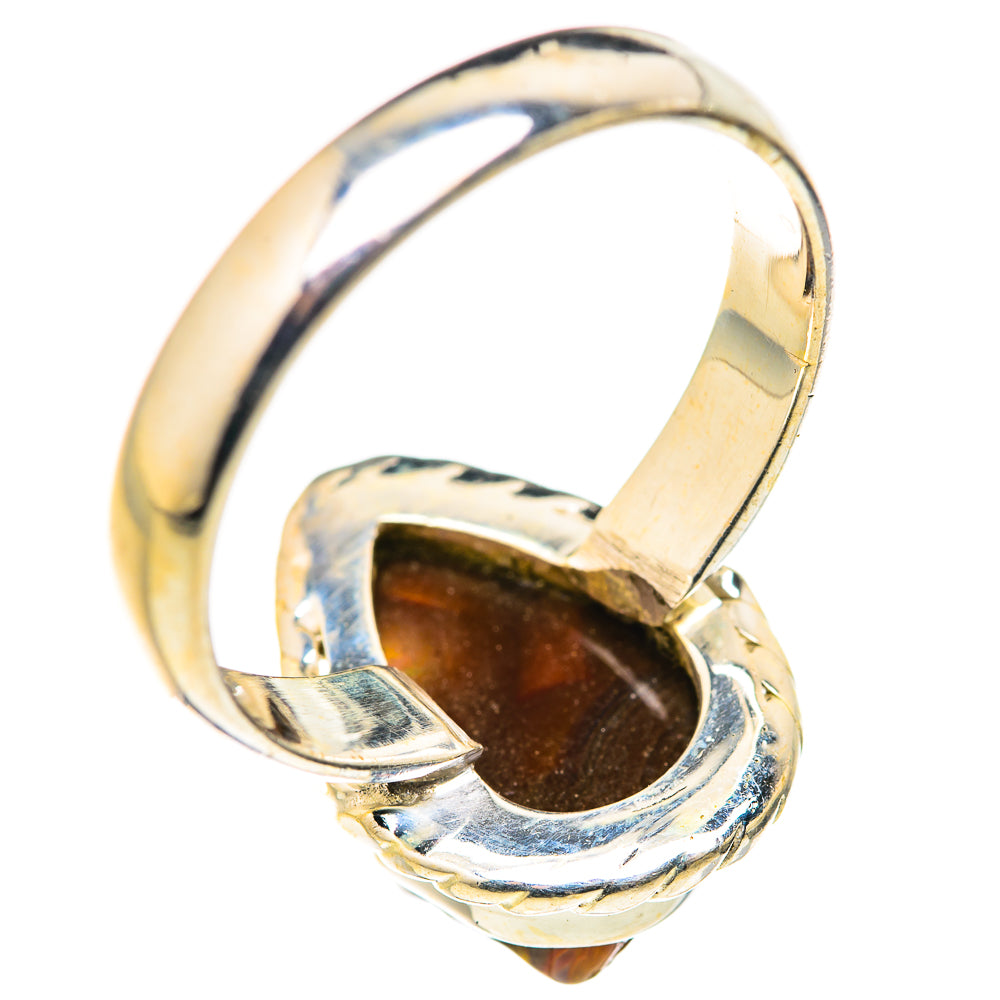 Mexican Fire Agate Rings handcrafted by Anasilvercos - RING127846 - Photo 3