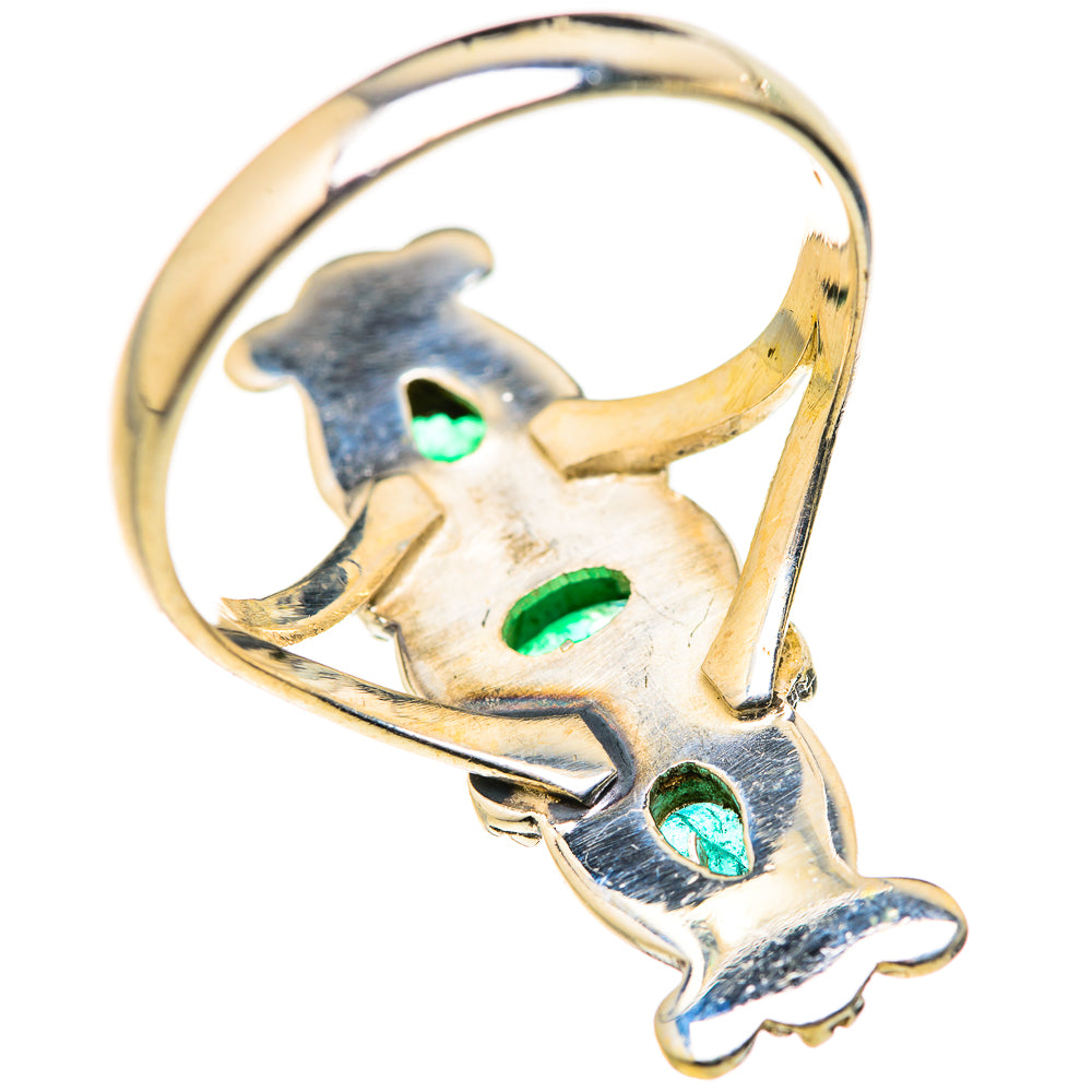 Zambian Emerald Rings handcrafted by Anasilvercos - RING127870 - Photo 3