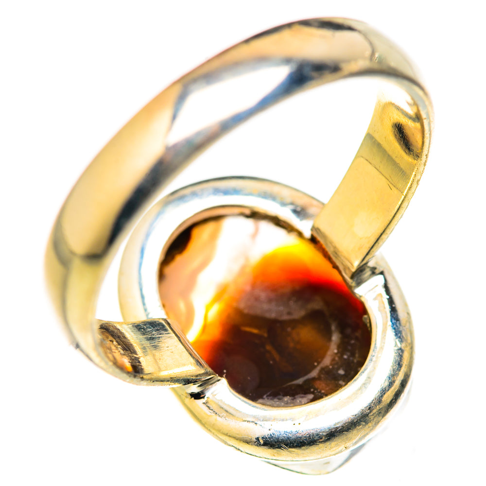 Mexican Fire Agate Rings handcrafted by Anasilvercos - RING127873 - Photo 3