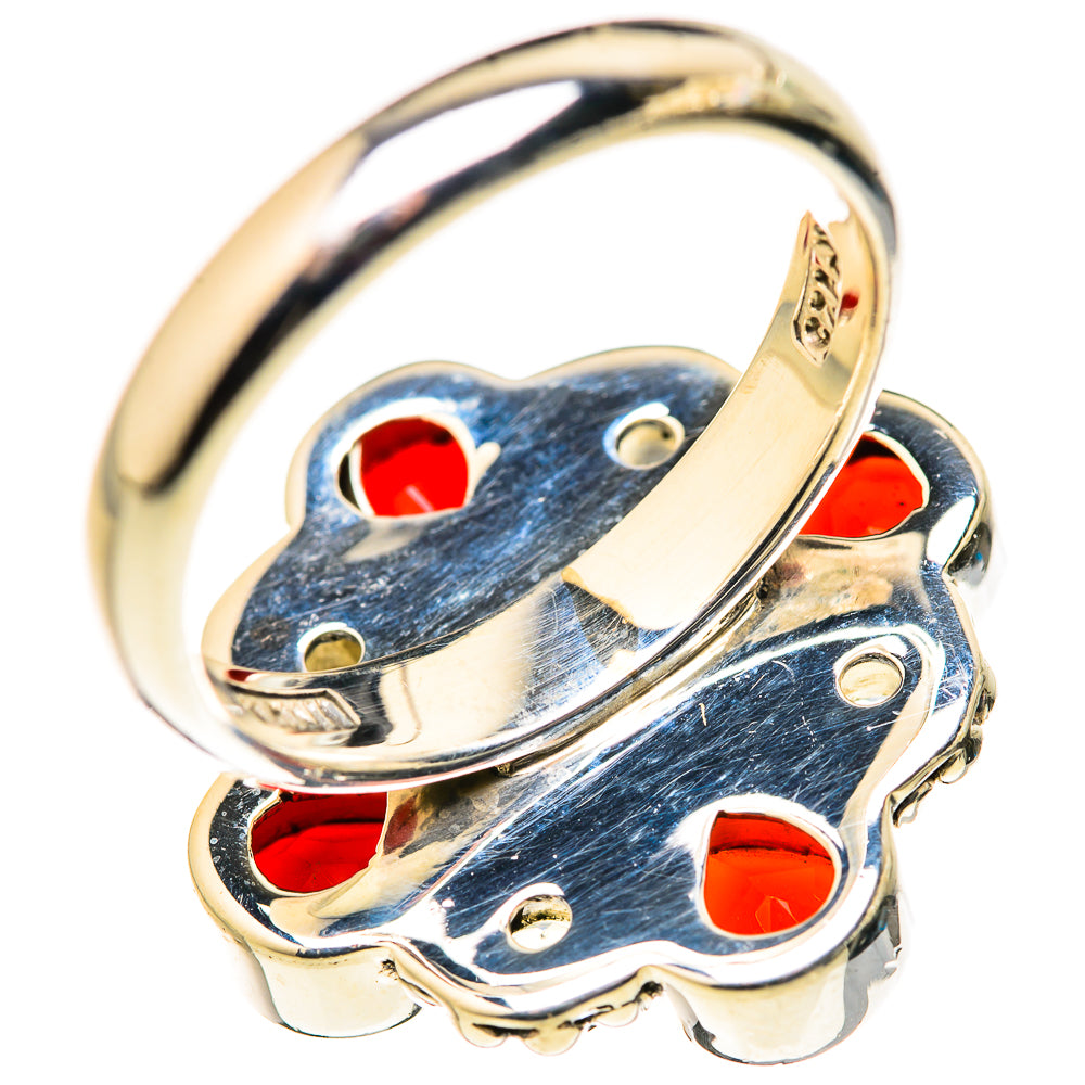 Red Onyx Rings handcrafted by Anasilvercos - RING127874 - Photo 3
