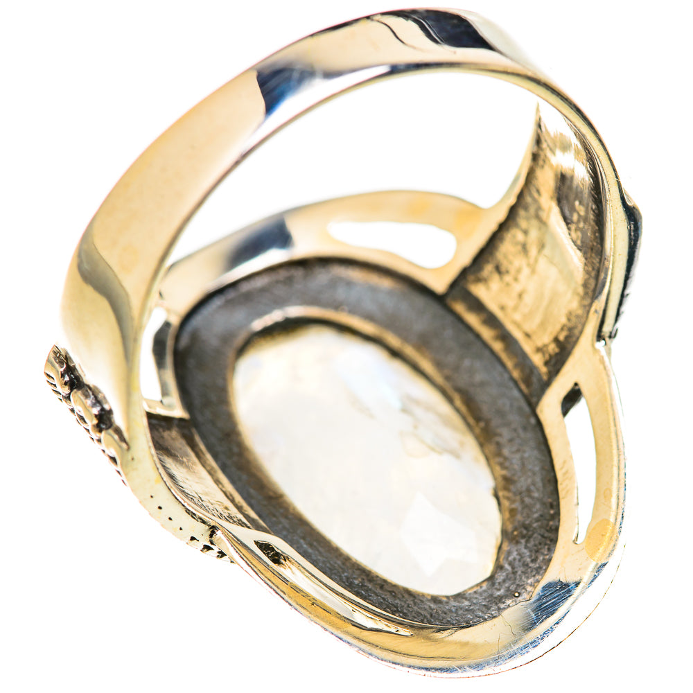 Rainbow Moonstone Rings handcrafted by Anasilvercos - RING127878 - Photo 3