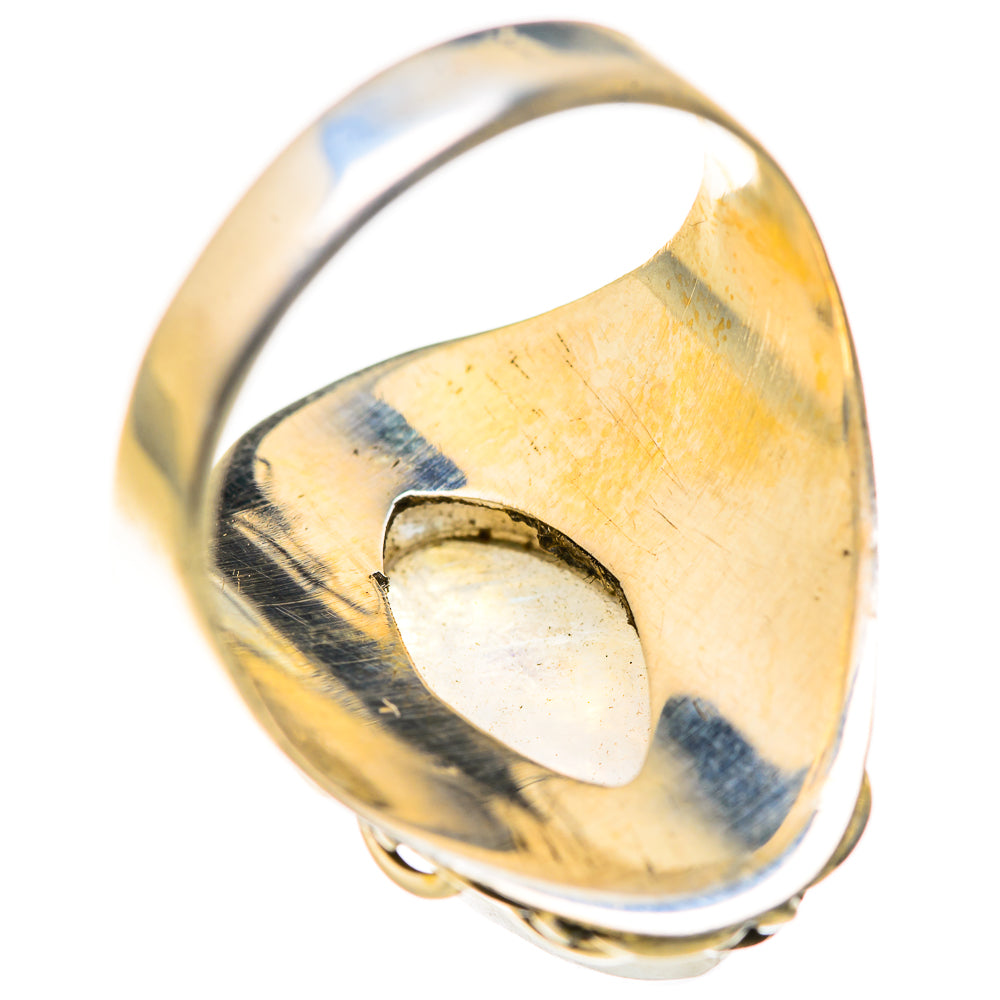 Rainbow Moonstone Rings handcrafted by Anasilvercos - RING127879 - Photo 3