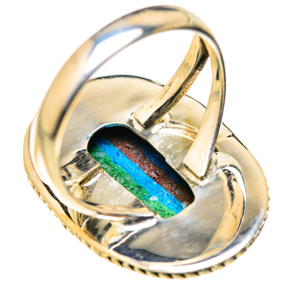 Rainbow Calsilica Rings handcrafted by Anasilvercos - RING127881 - Photo 3