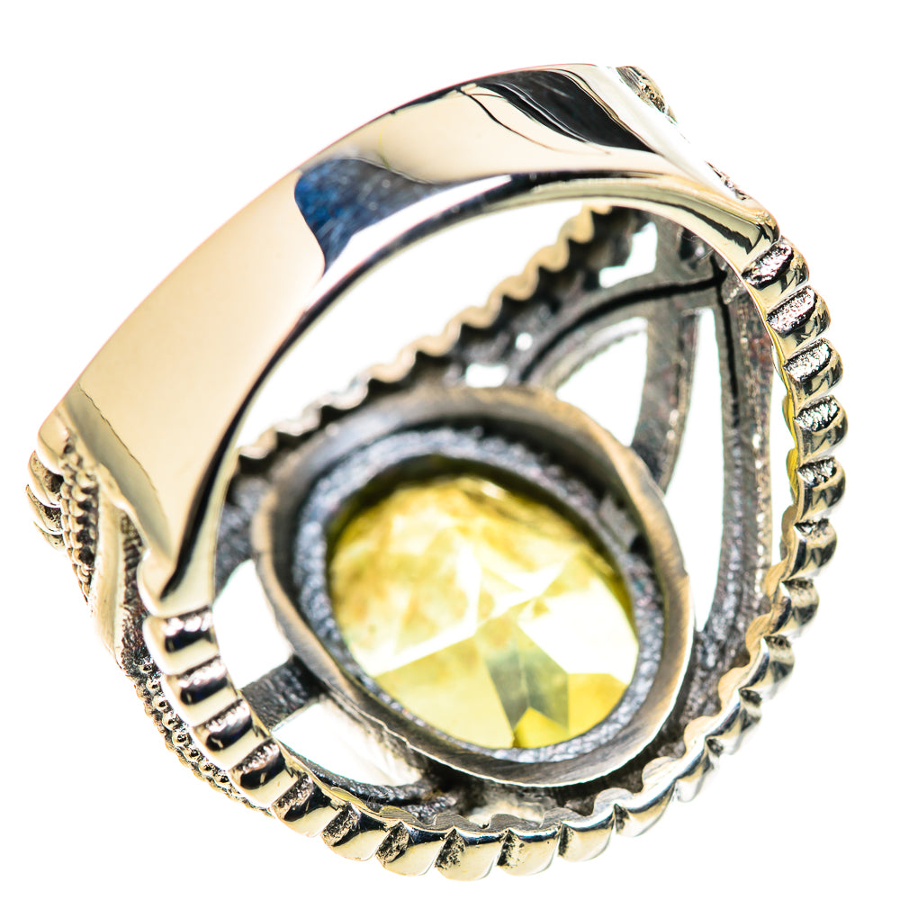 Lemon Quartz Rings handcrafted by Anasilvercos - RING127887 - Photo 3