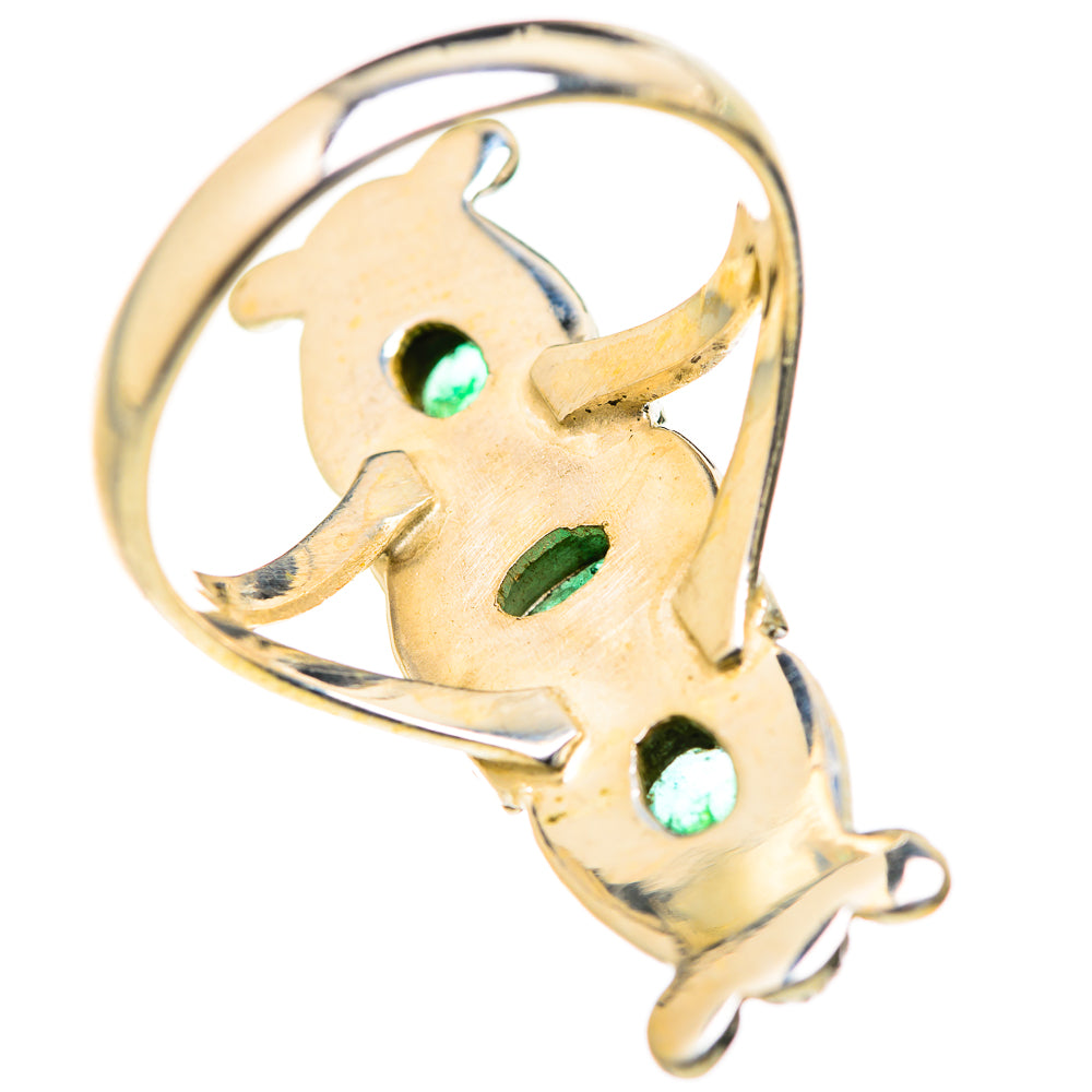 Zambian Emerald Rings handcrafted by Anasilvercos - RING127896 - Photo 3