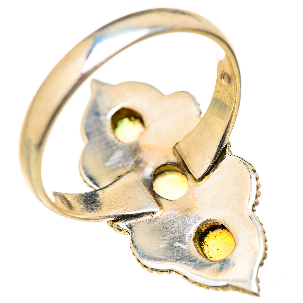 Ethiopian Opal Rings handcrafted by Anasilvercos - RING127911 - Photo 3