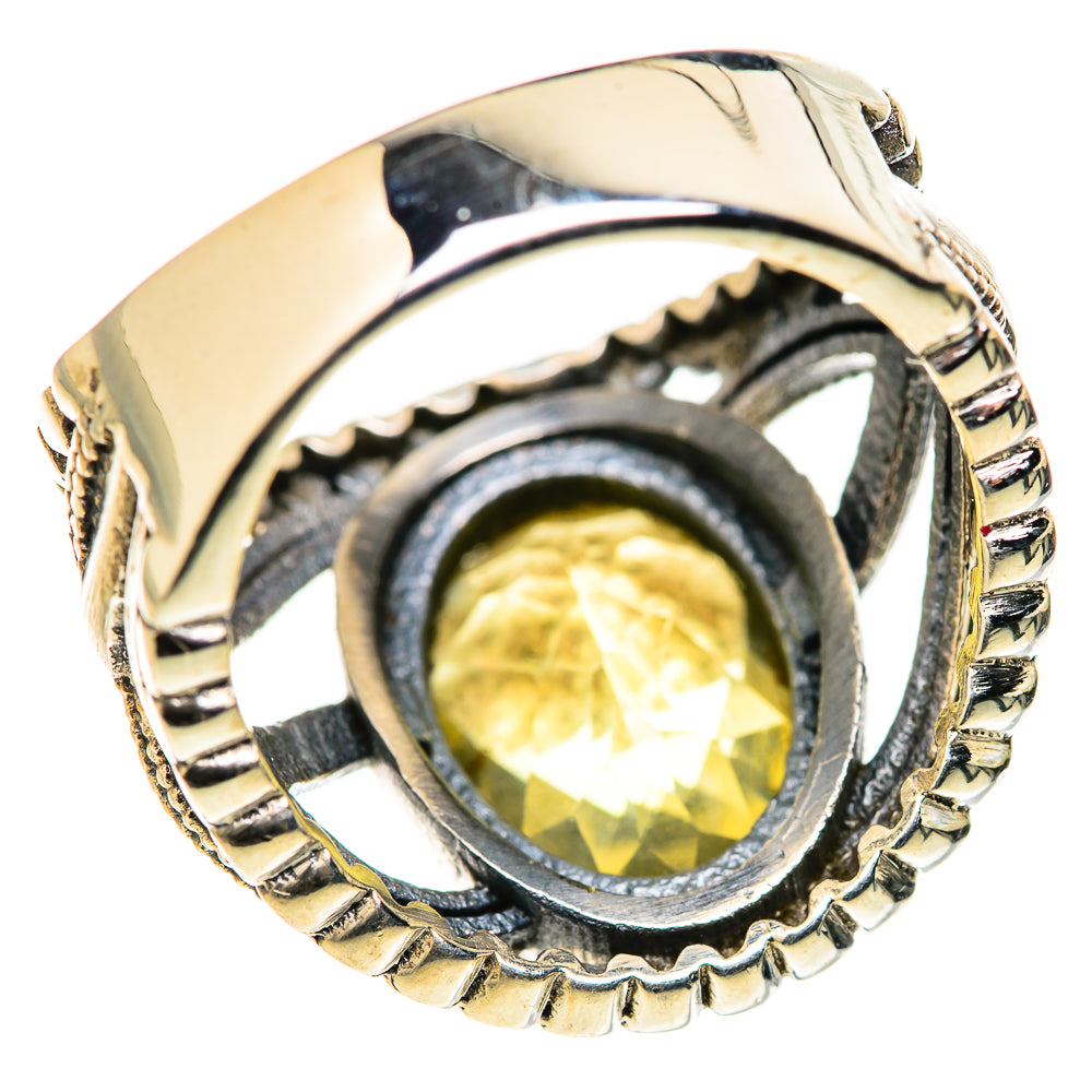 Lemon Quartz Rings handcrafted by Anasilvercos - RING127912 - Photo 3