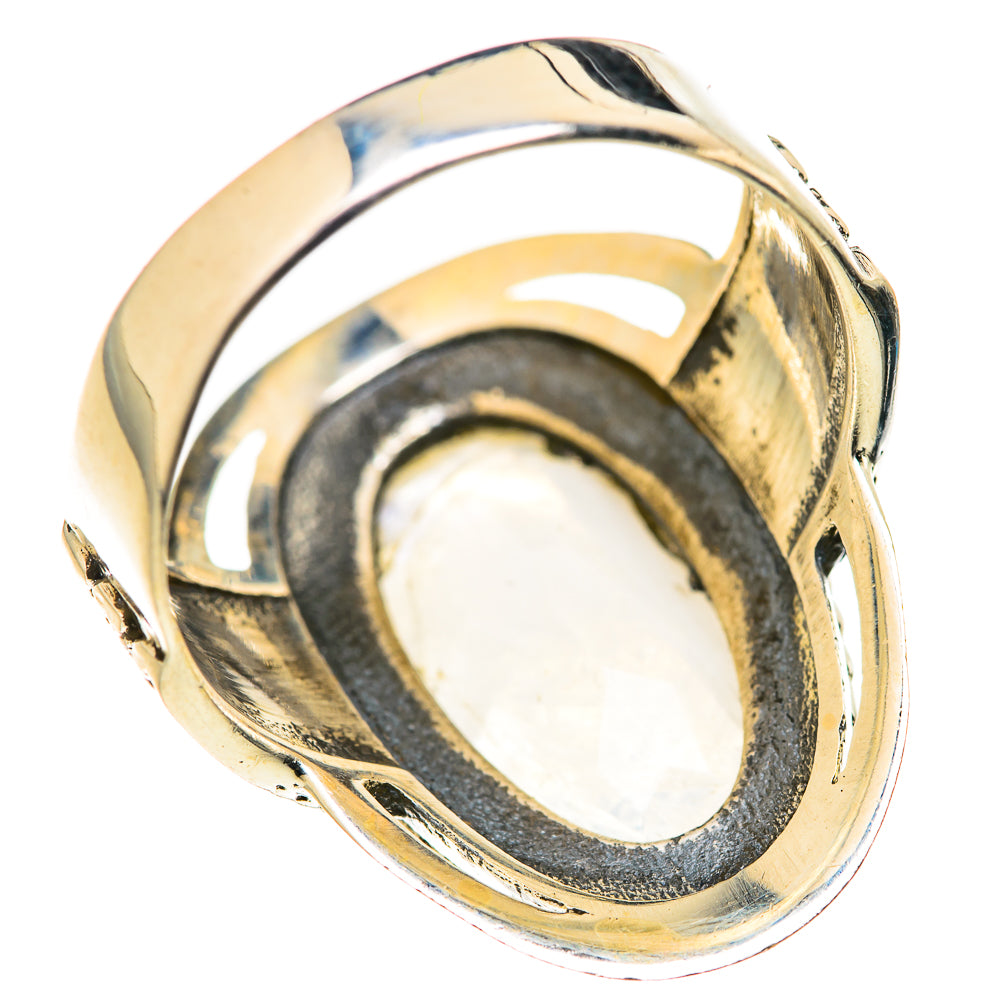 Rainbow Moonstone Rings handcrafted by Anasilvercos - RING127931 - Photo 3