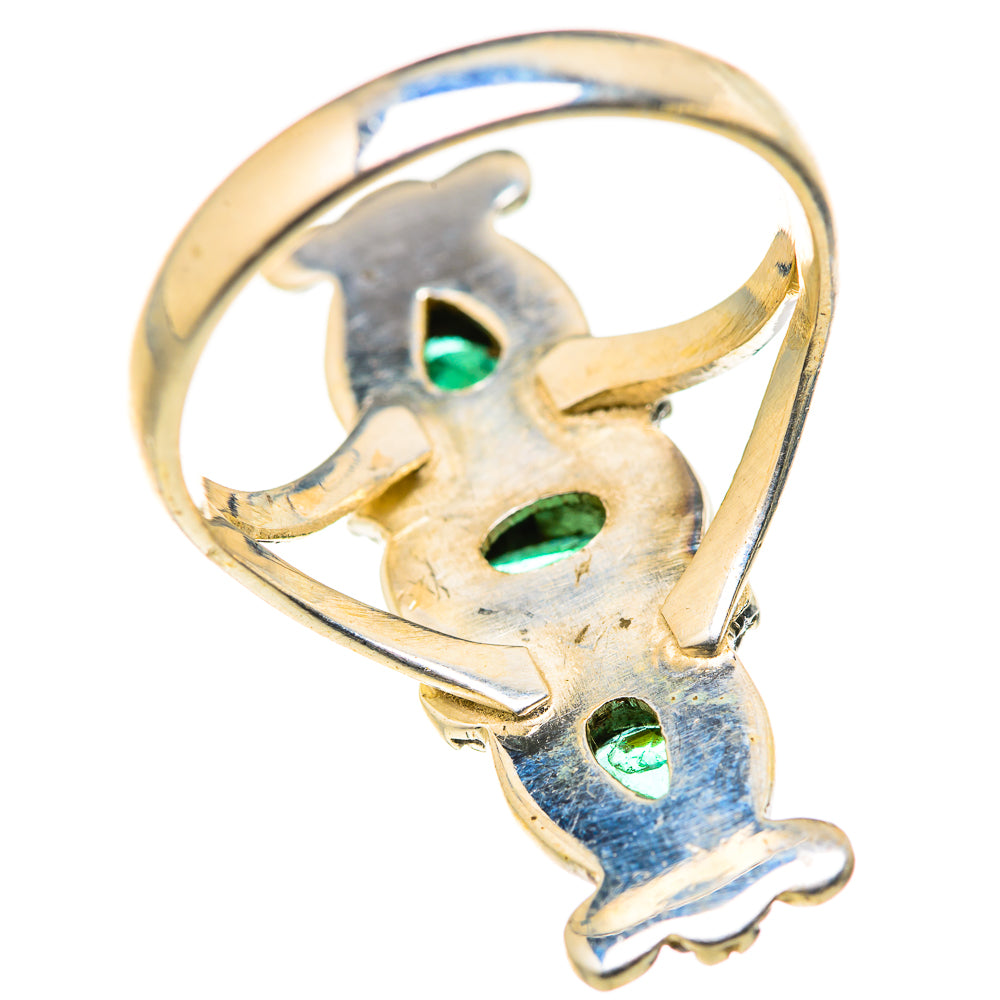 Zambian Emerald Rings handcrafted by Anasilvercos - RING127951 - Photo 3