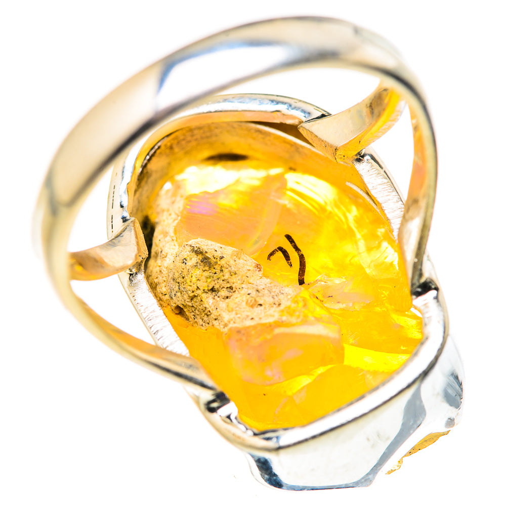 Ethiopian Opal Rings handcrafted by Anasilvercos - RING127959 - Photo 3