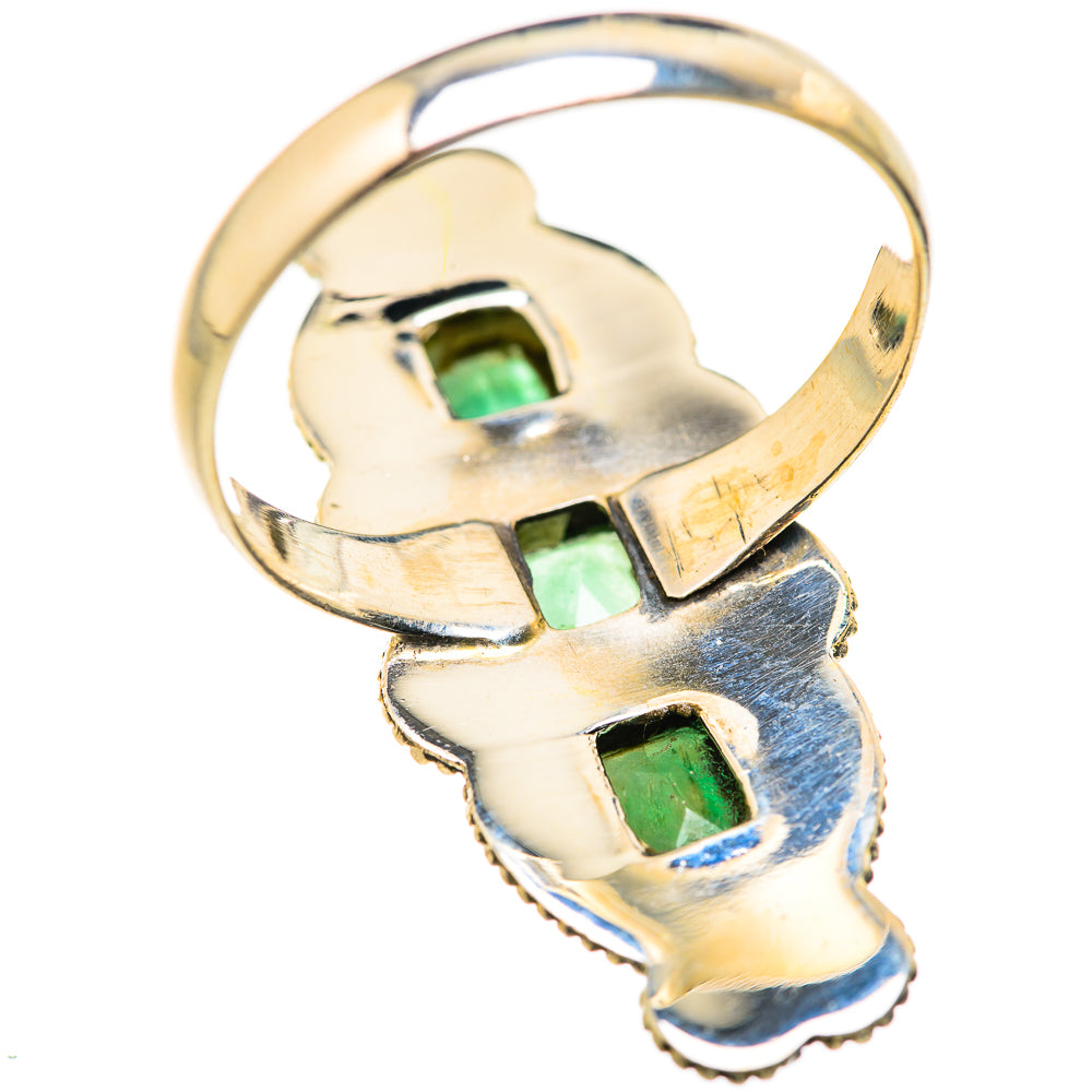 Zambian Emerald Rings handcrafted by Anasilvercos - RING127989 - Photo 3