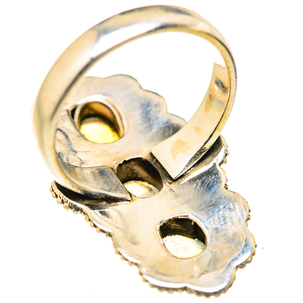 Ethiopian Opal Rings handcrafted by Anasilvercos - RING128001 - Photo 3