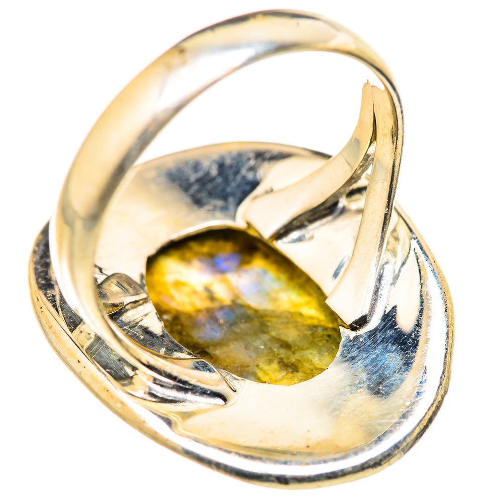 Labradorite Rings handcrafted by Anasilvercos - RING128004 - Photo 3