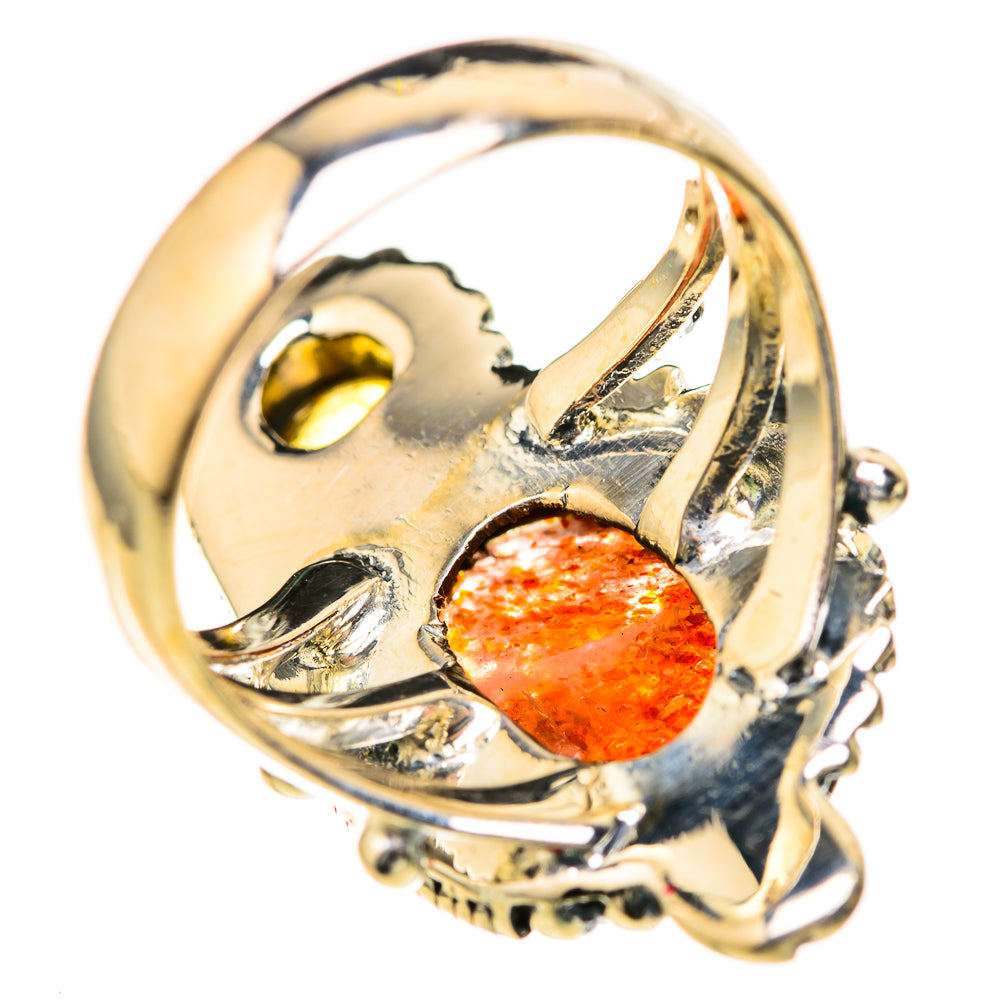 Sunstone Rings handcrafted by Anasilvercos - RING128022 - Photo 3