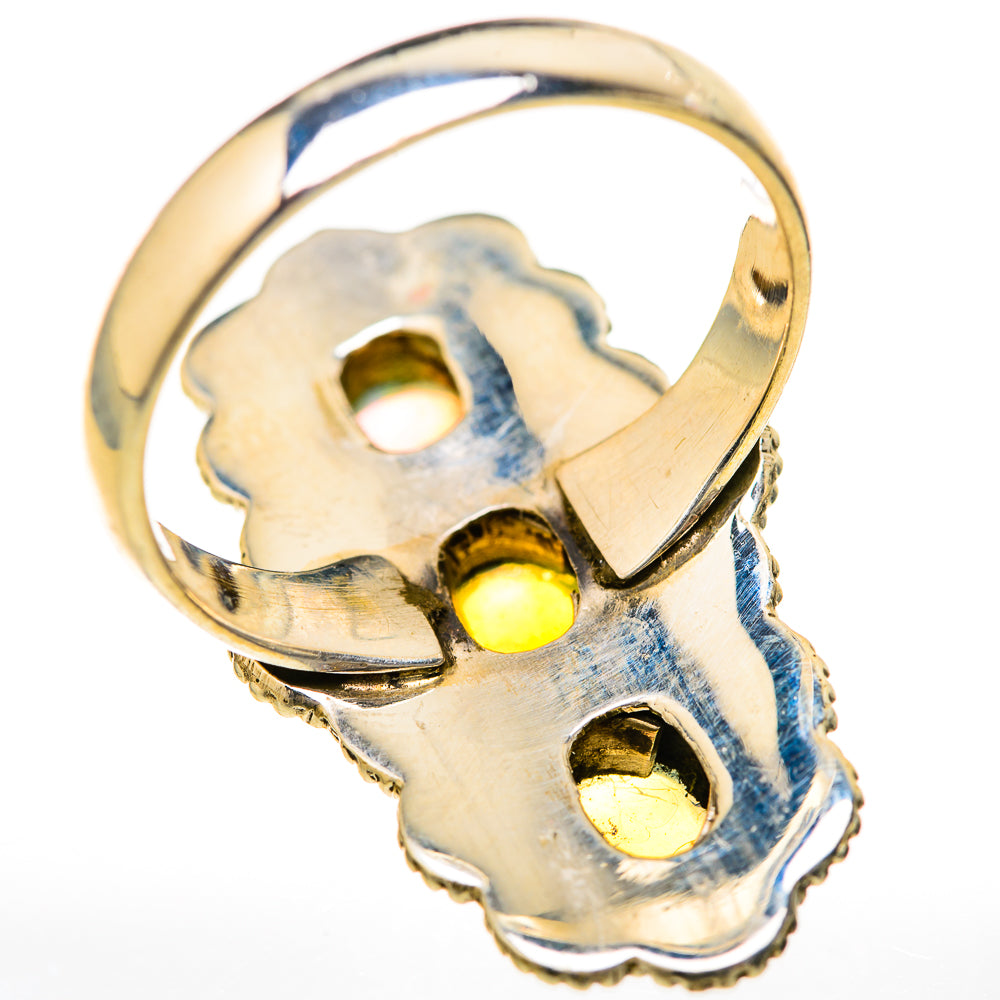 Ethiopian Opal Rings handcrafted by Anasilvercos - RING128033 - Photo 3