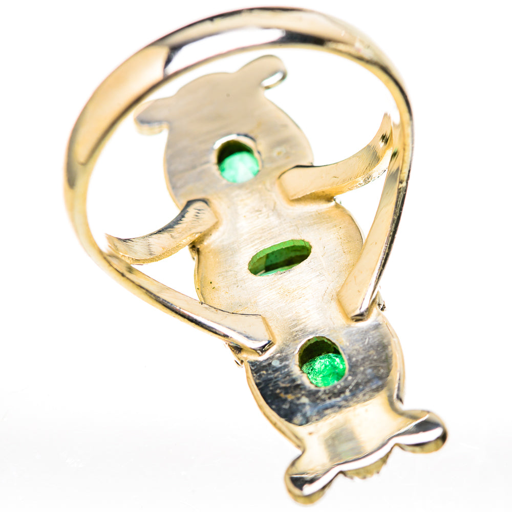 Zambian Emerald Rings handcrafted by Anasilvercos - RING128044 - Photo 3