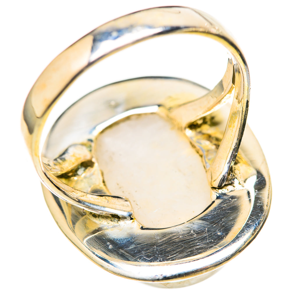 Rainbow Moonstone Rings handcrafted by Anasilvercos - RING128060 - Photo 3
