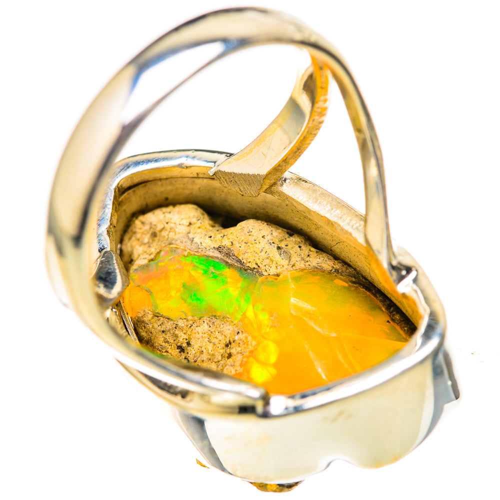Ethiopian Opal Rings handcrafted by Anasilvercos - RING128091 - Photo 3