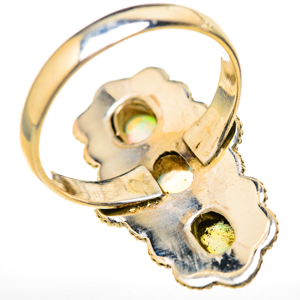 Ethiopian Opal Rings handcrafted by Anasilvercos - RING128117 - Photo 3