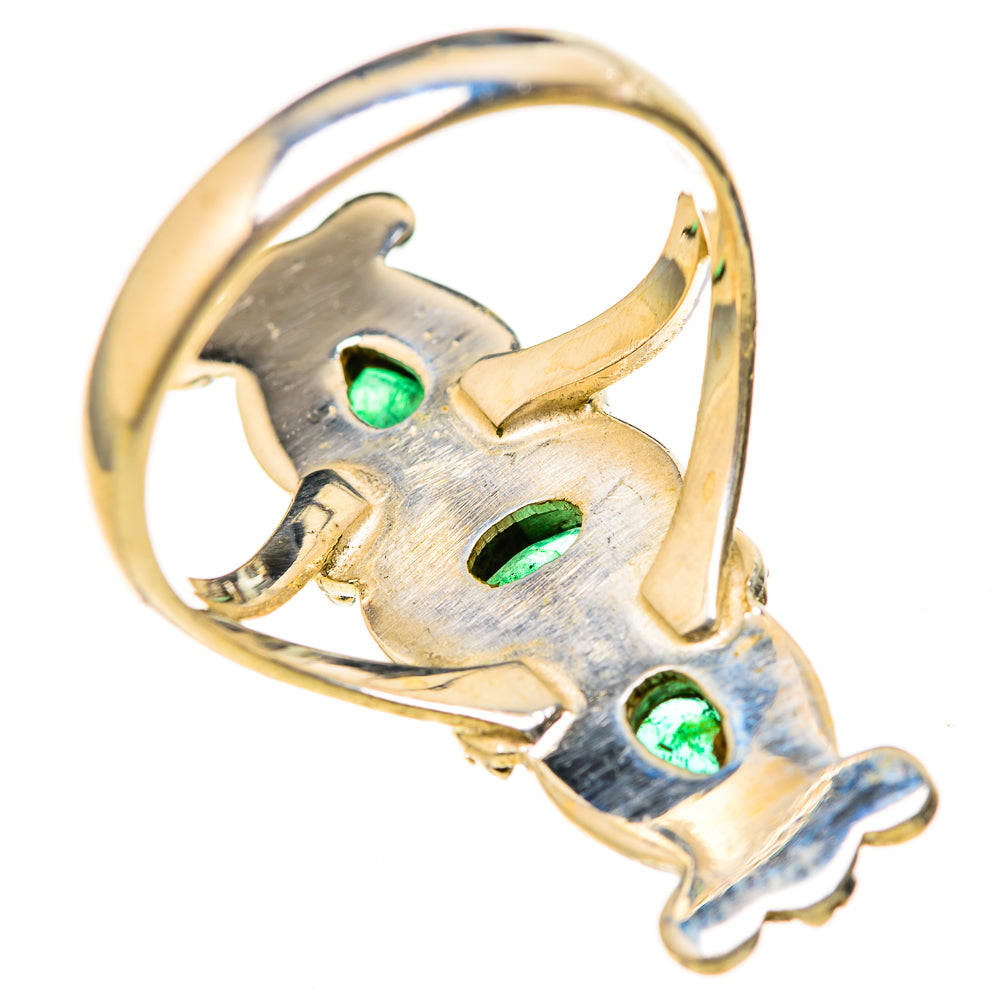 Zambian Emerald Rings handcrafted by Anasilvercos - RING128125 - Photo 3