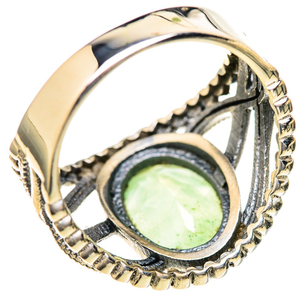 Prehnite Rings handcrafted by Anasilvercos - RING128127 - Photo 3