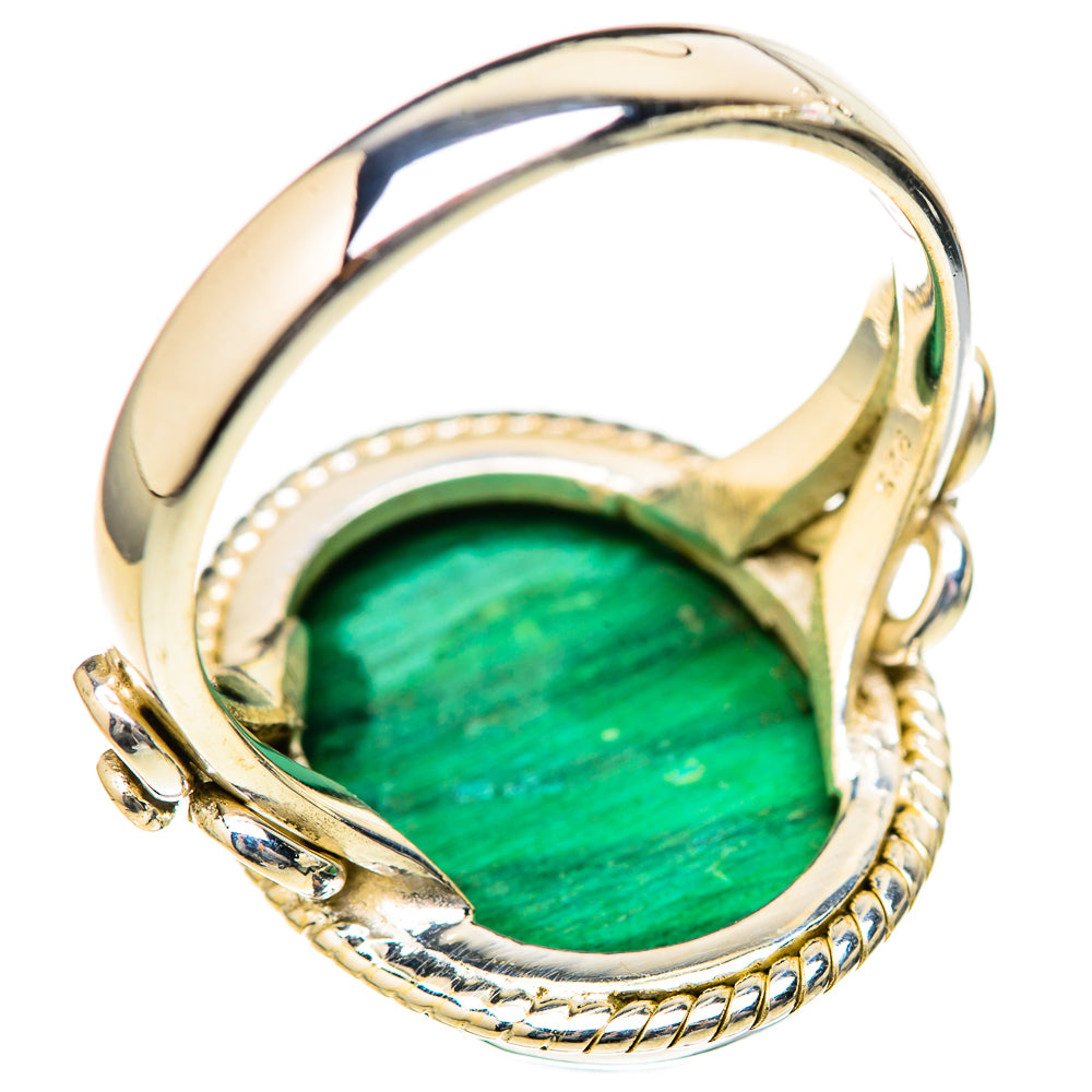Malachite Rings handcrafted by Anasilvercos - RING128130 - Photo 3