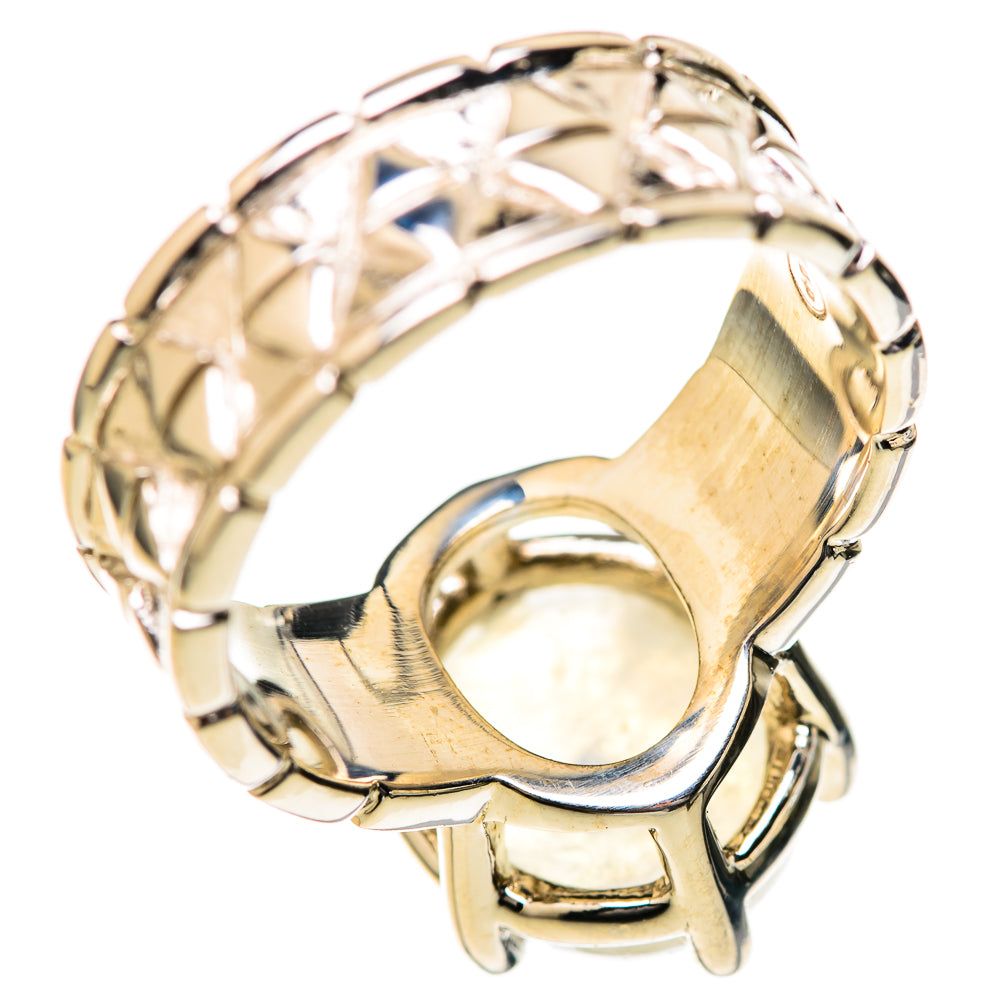 Rainbow Moonstone Rings handcrafted by Anasilvercos - RING128135 - Photo 3