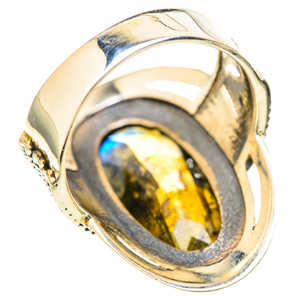 Labradorite Rings handcrafted by Anasilvercos - RING128144 - Photo 3