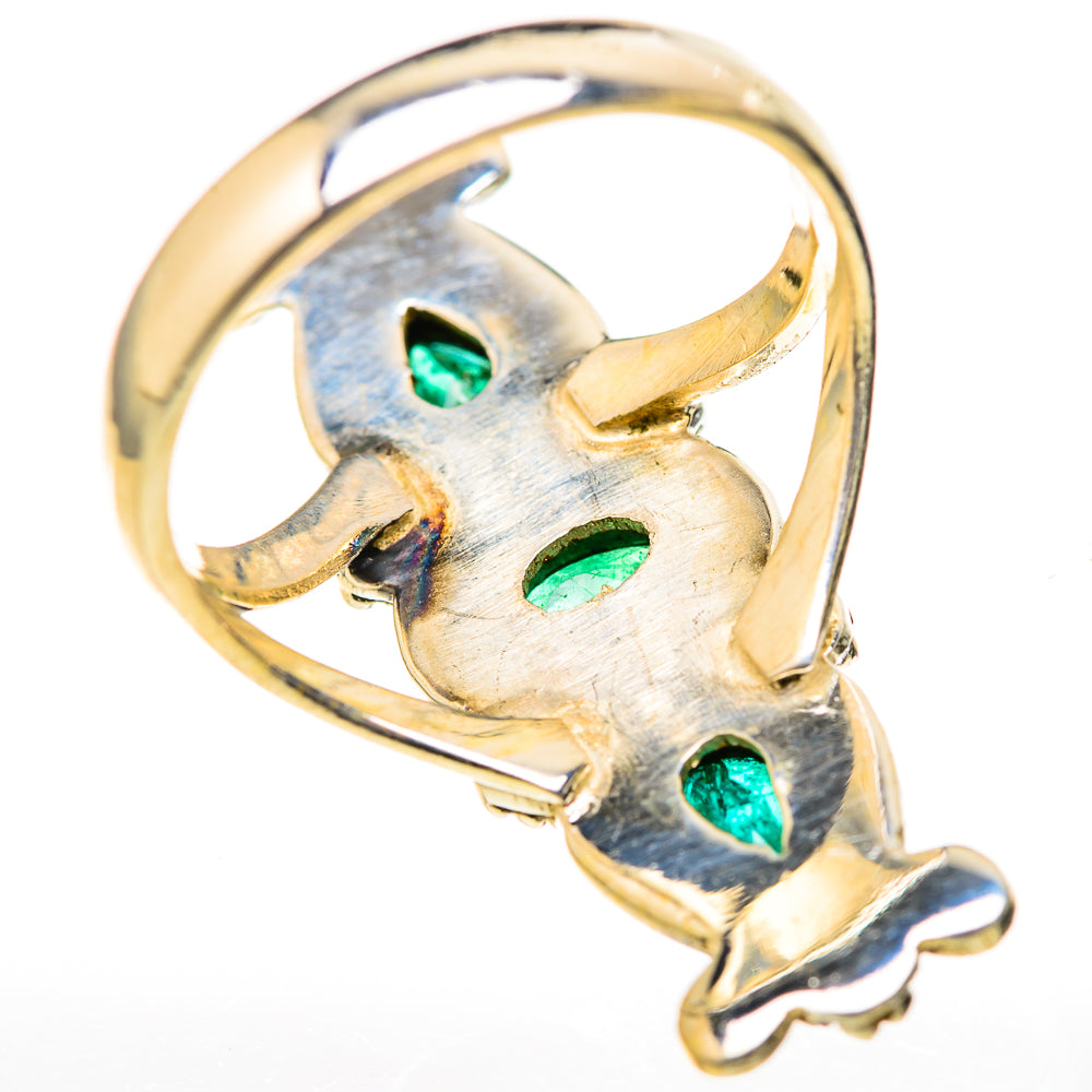 Zambian Emerald Rings handcrafted by Anasilvercos - RING128150 - Photo 3