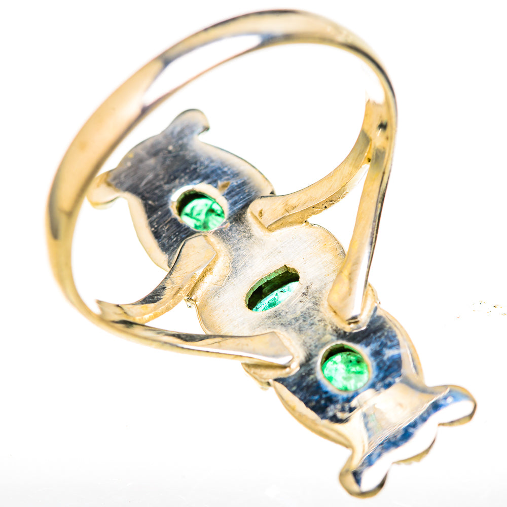 Zambian Emerald Rings handcrafted by Anasilvercos - RING128153 - Photo 3
