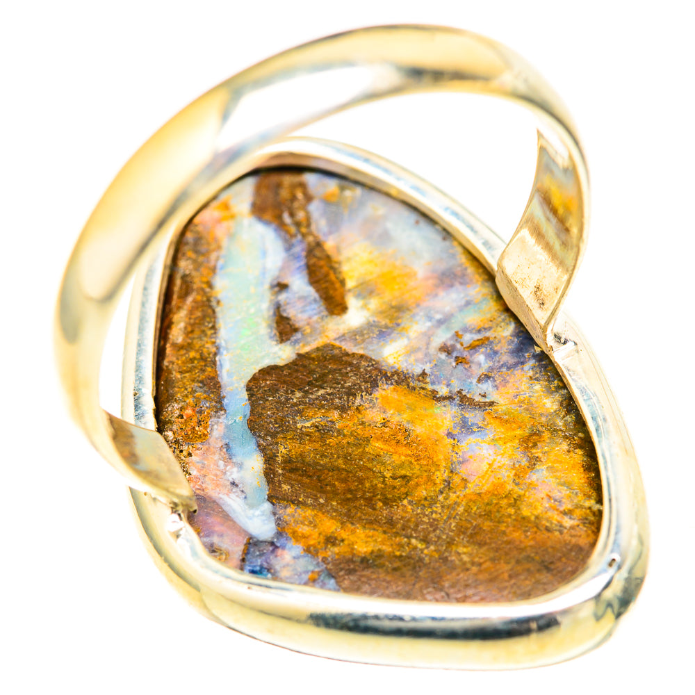 Boulder Opal Rings handcrafted by Anasilvercos - RING128186 - Photo 3