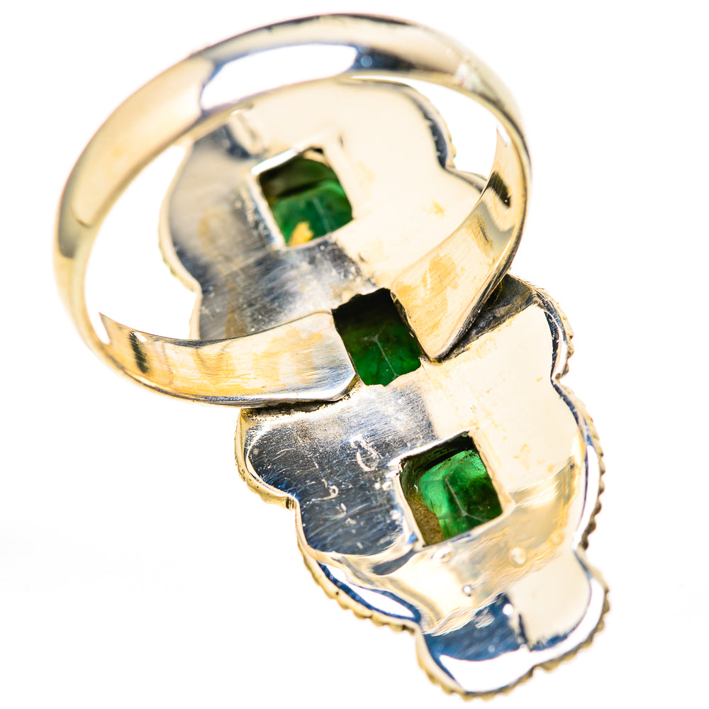 Zambian Emerald Rings handcrafted by Anasilvercos - RING128195 - Photo 3