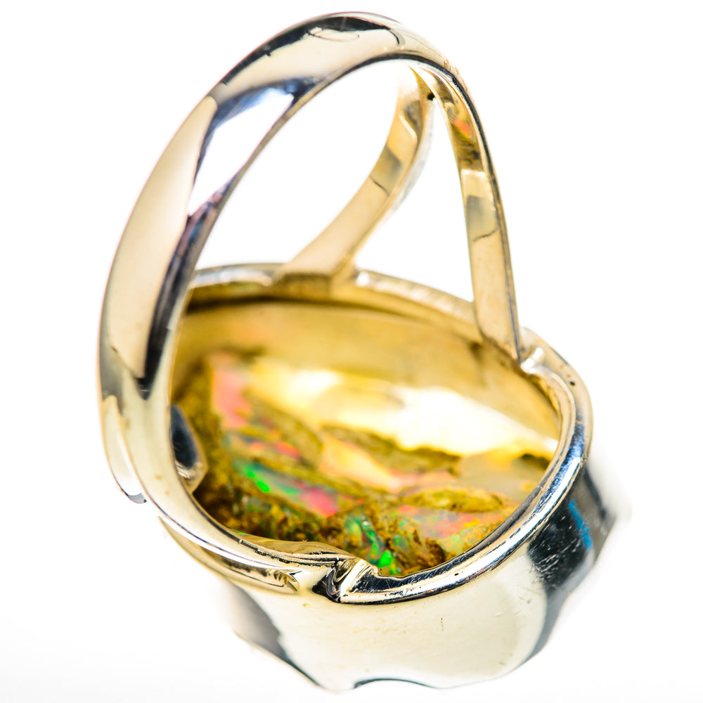Ethiopian Opal Rings handcrafted by Anasilvercos - RING128208 - Photo 3