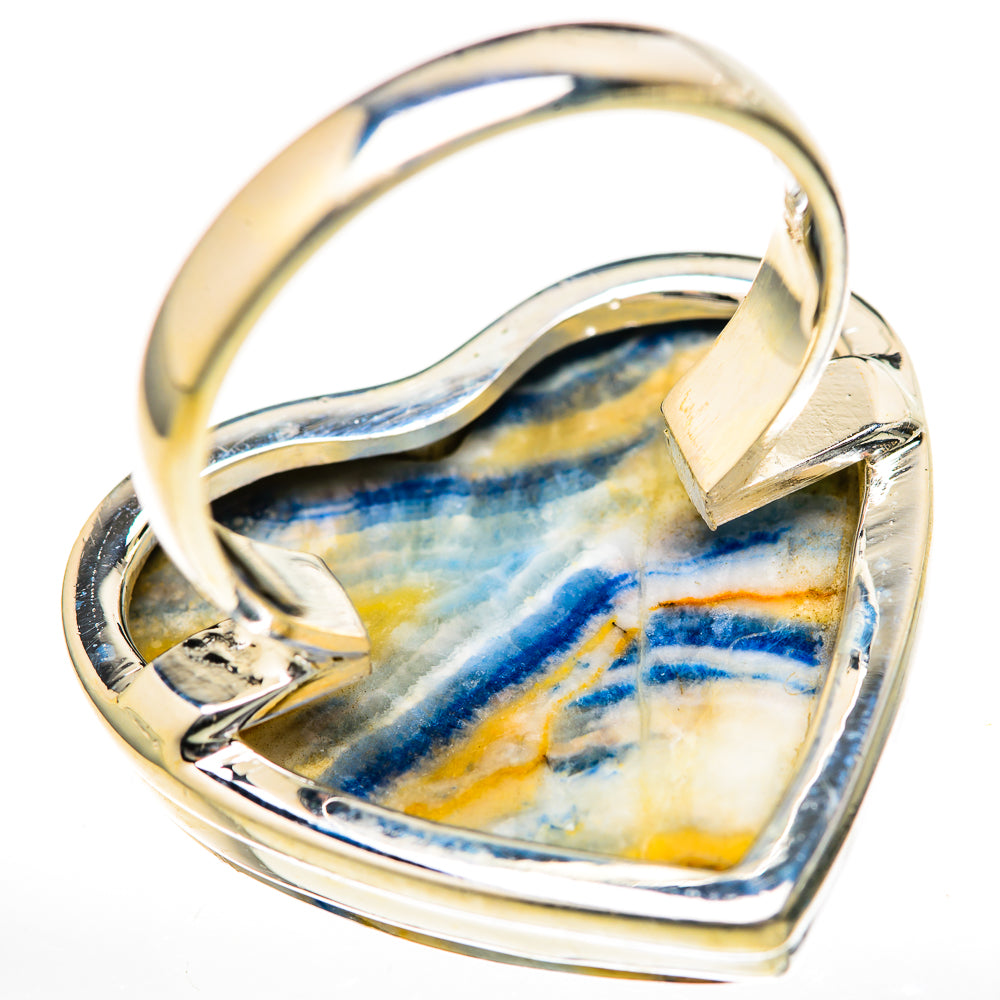 Blue Scheelite Rings handcrafted by Anasilvercos - RING128213 - Photo 3