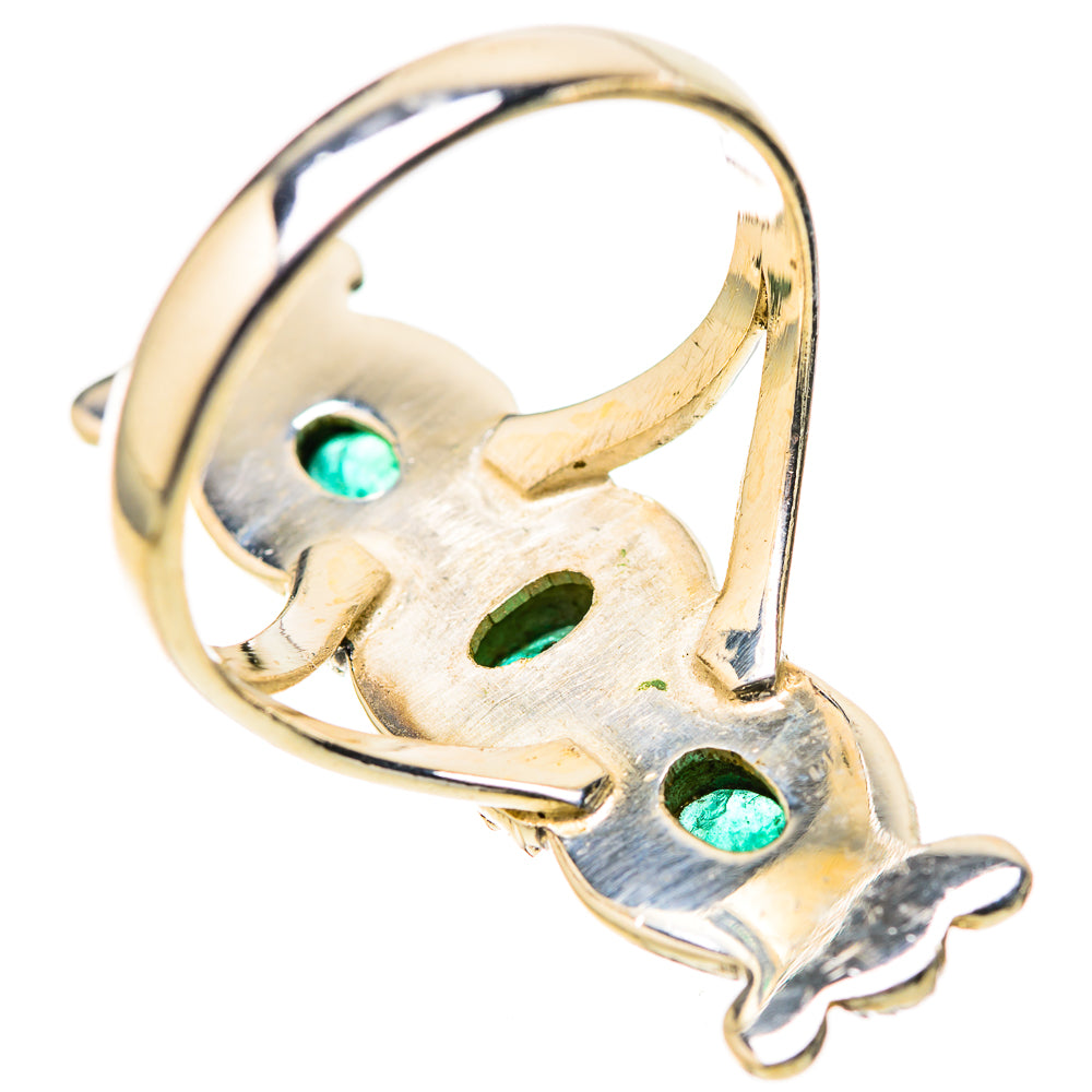 Zambian Emerald Rings handcrafted by Anasilvercos - RING128224 - Photo 3