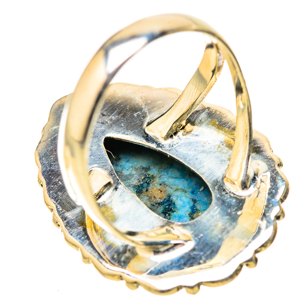Tibetan Turquoise Rings handcrafted by Anasilvercos - RING128259 - Photo 3