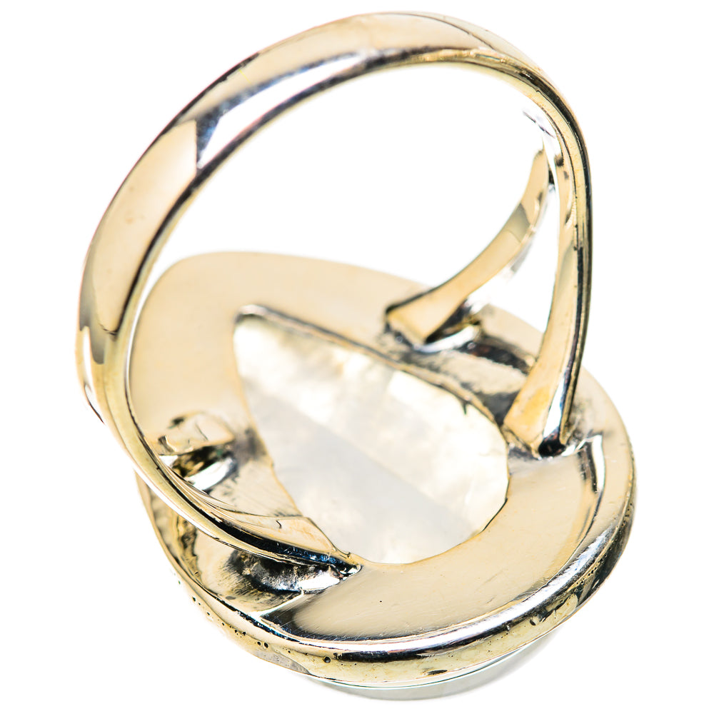 Rainbow Moonstone Rings handcrafted by Anasilvercos - RING128269 - Photo 3