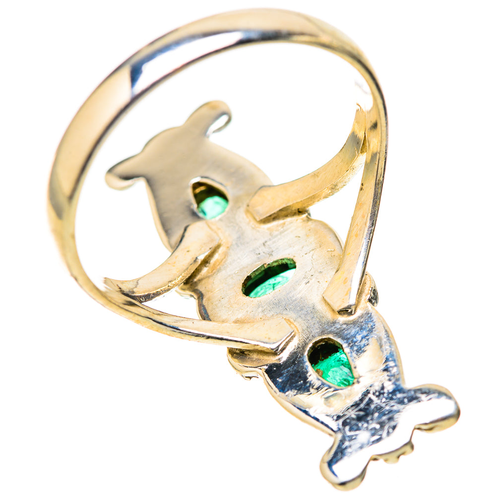 Zambian Emerald Rings handcrafted by Anasilvercos - RING128316 - Photo 3