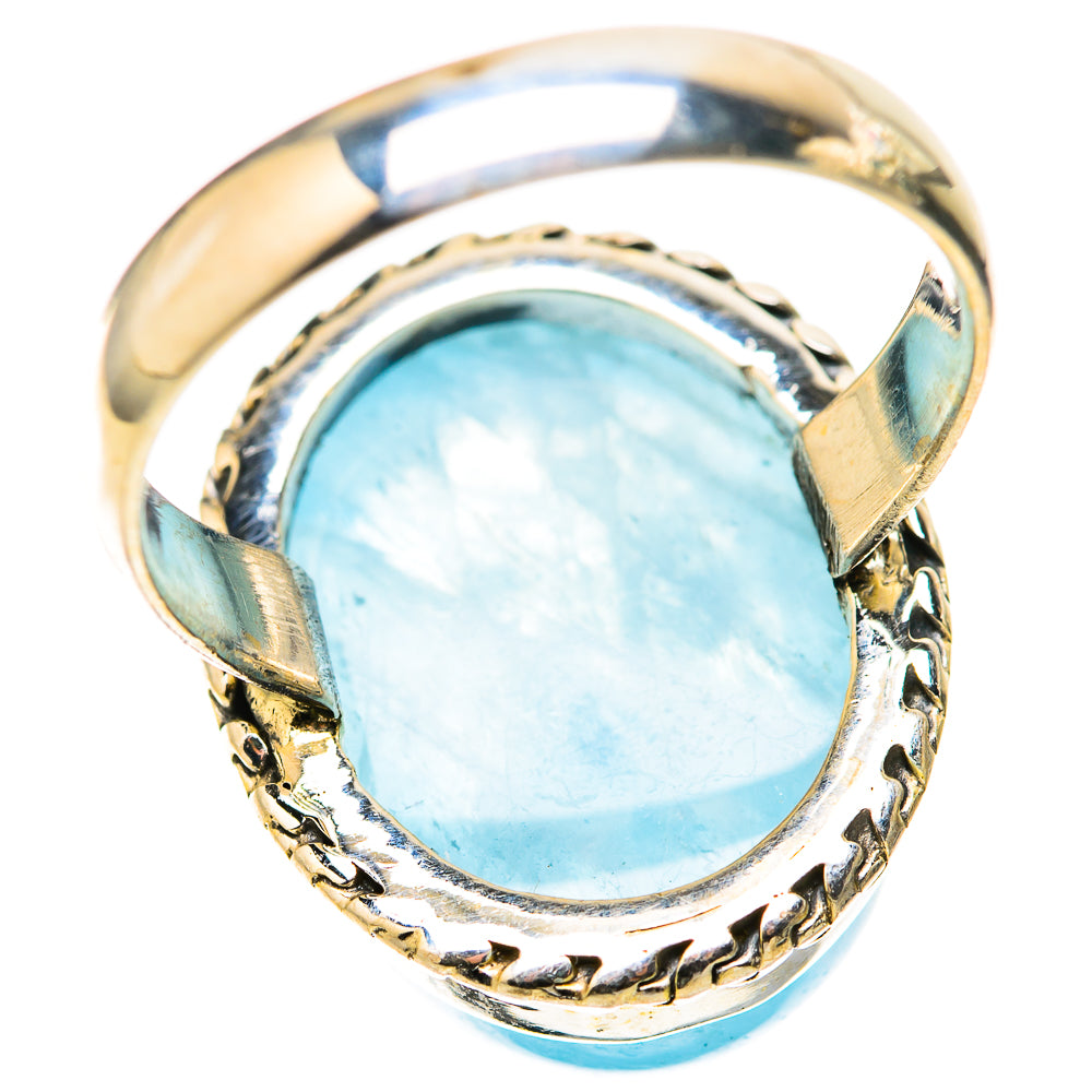 Aquamarine Rings handcrafted by Anasilvercos - RING128336 - Photo 3