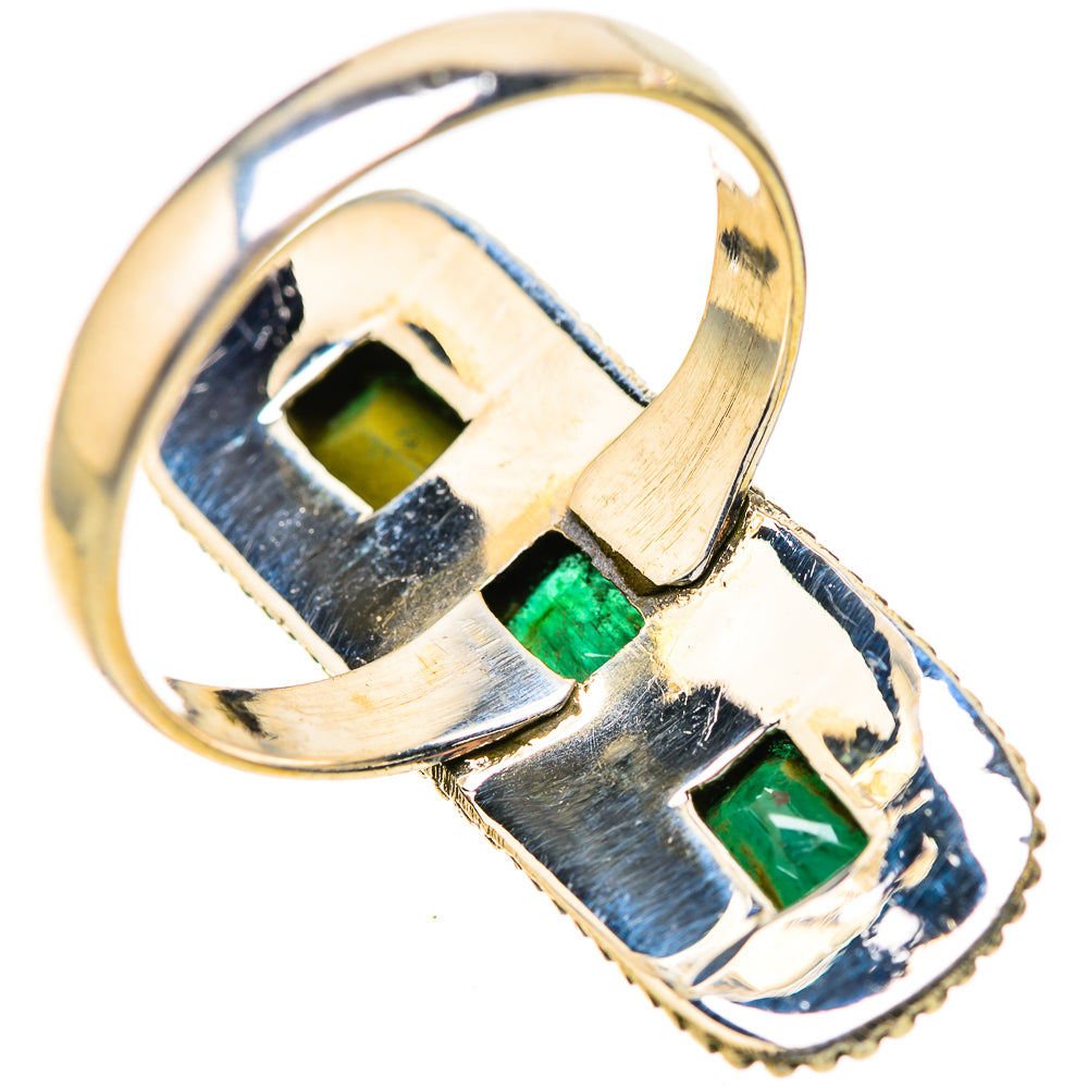 Zambian Emerald Rings handcrafted by Anasilvercos - RING128367 - Photo 3