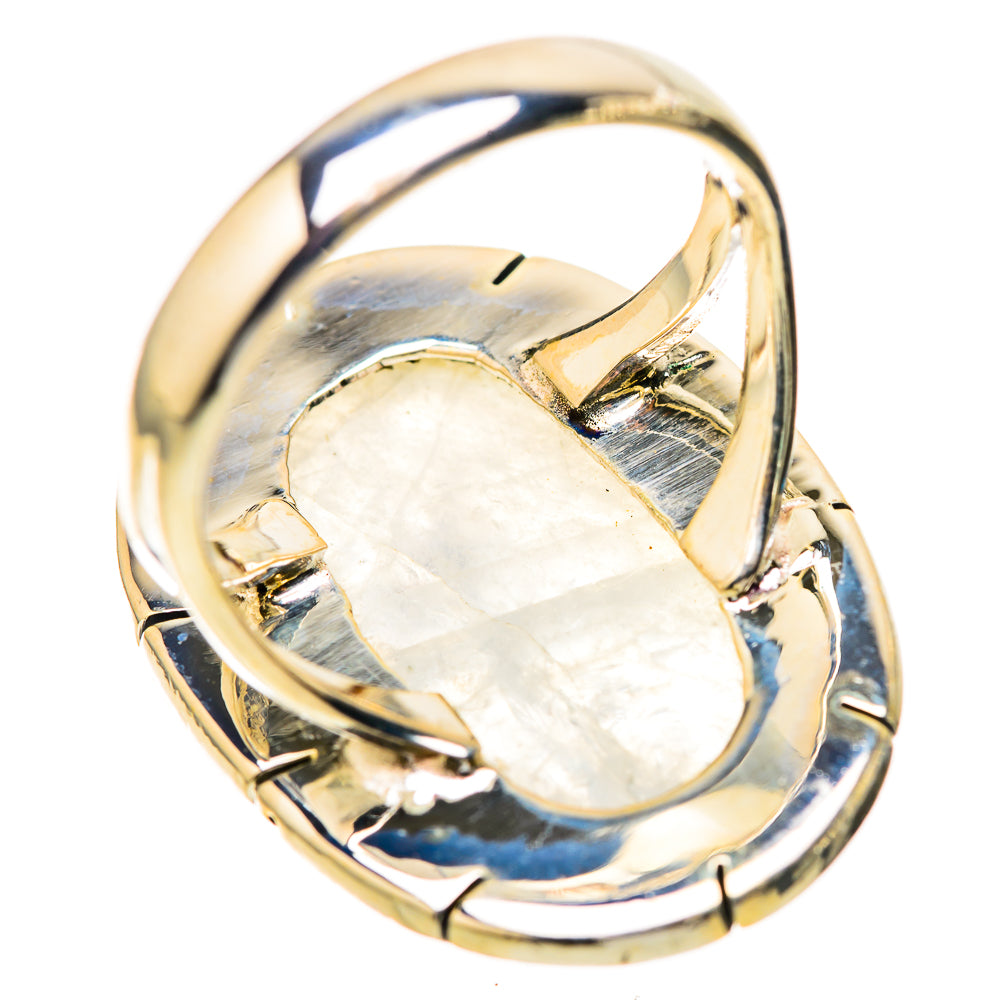 Rainbow Moonstone Rings handcrafted by Anasilvercos - RING128376 - Photo 3