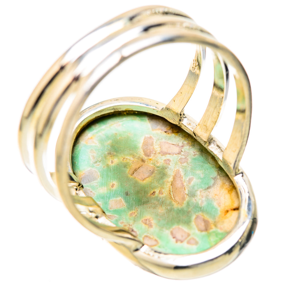 Tibetan Turquoise Rings handcrafted by Anasilvercos - RING128391 - Photo 3