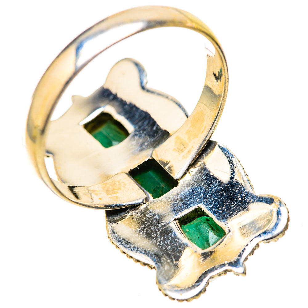 Zambian Emerald Rings handcrafted by Anasilvercos - RING128410 - Photo 3