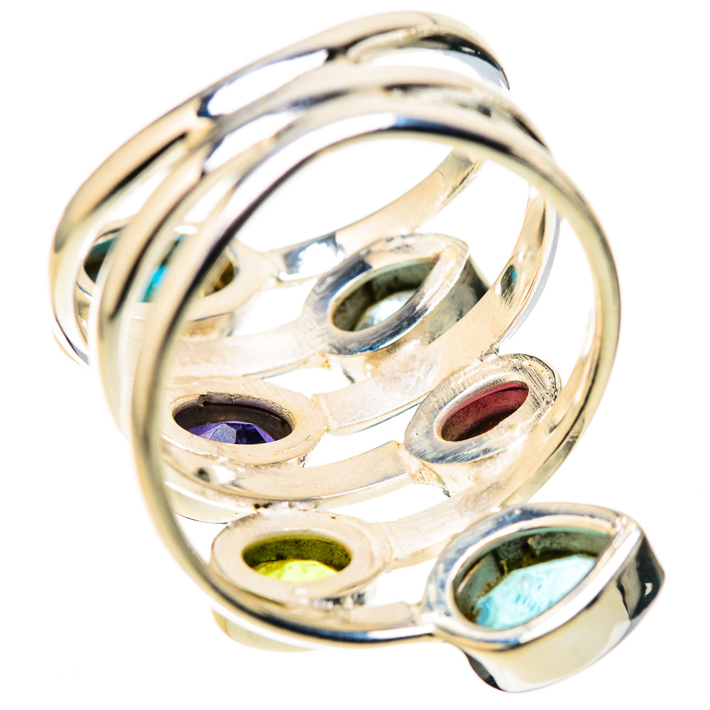 Blue Copper Composite Turquoise Rings handcrafted by Anasilvercos - RING128415 - Photo 3