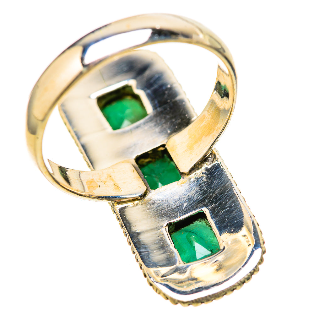 Zambian Emerald Rings handcrafted by Anasilvercos - RING128510 - Photo 3