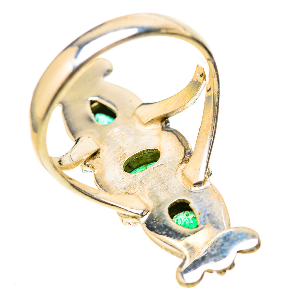 Zambian Emerald Rings handcrafted by Anasilvercos - RING128559 - Photo 3