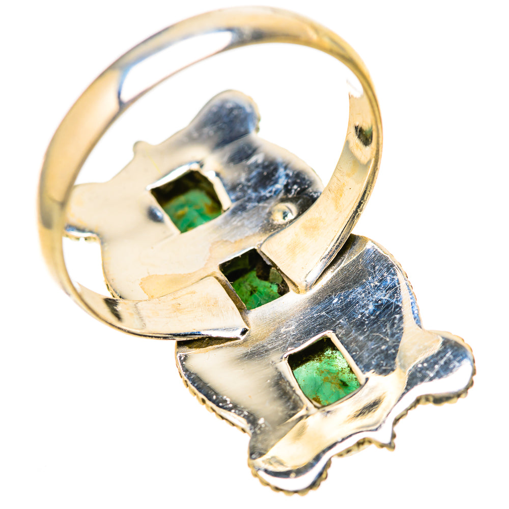 Zambian Emerald Rings handcrafted by Anasilvercos - RING128592 - Photo 3