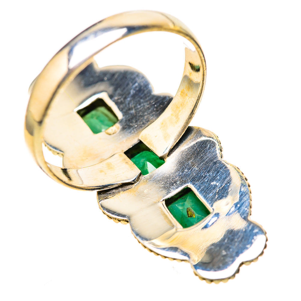 Zambian Emerald Rings handcrafted by Anasilvercos - RING128612 - Photo 3