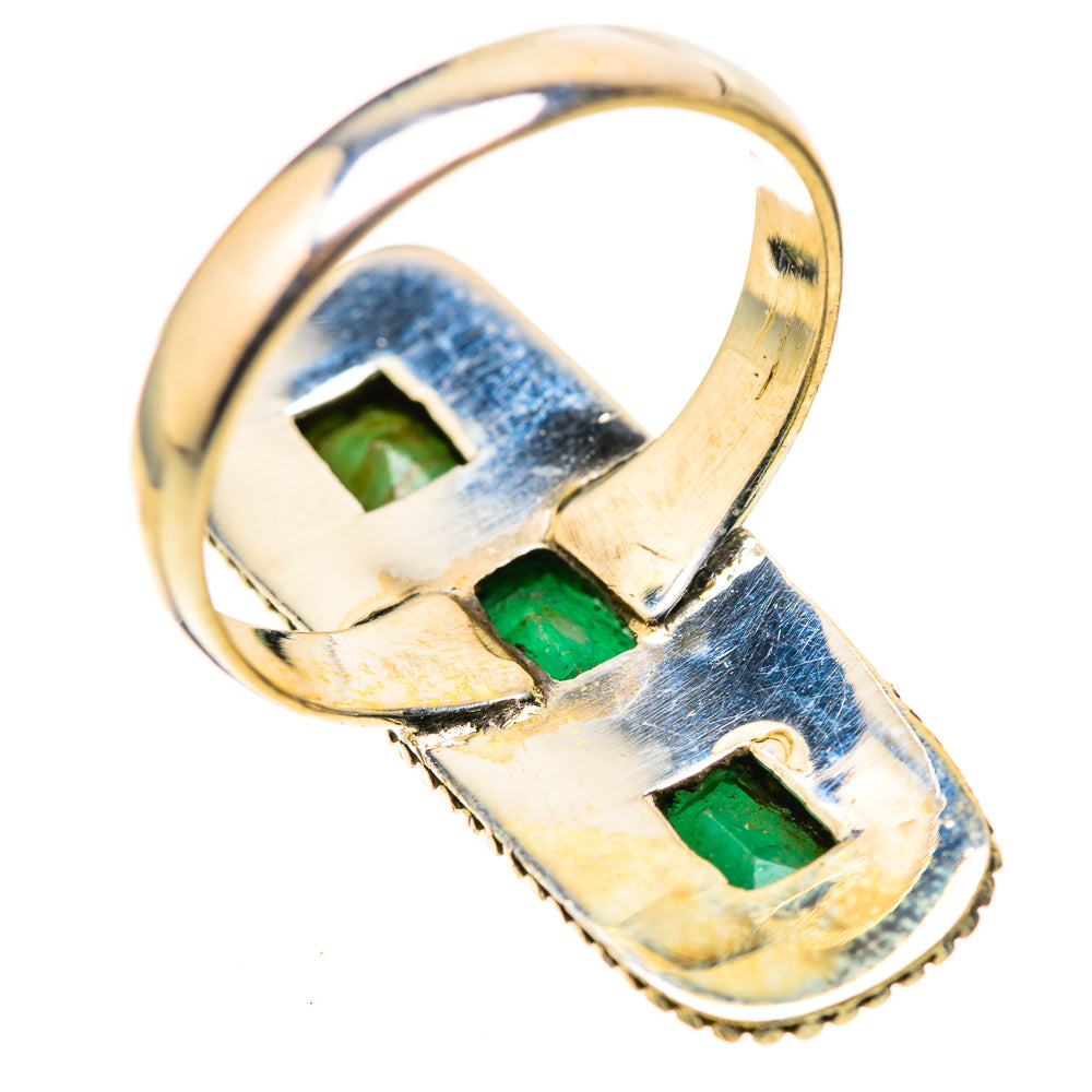 Zambian Emerald Rings handcrafted by Anasilvercos - RING128832 - Photo 3